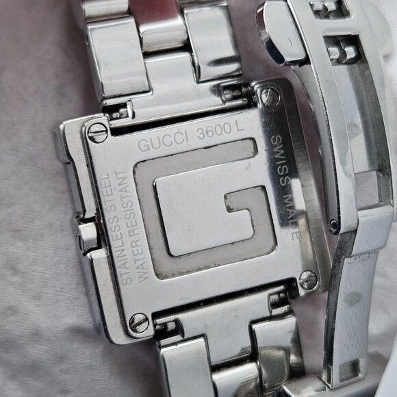 Authentic GUCCI 3605L G-Shape Copper Dial Stainless Steel Women's watch - Picture 4 of 17